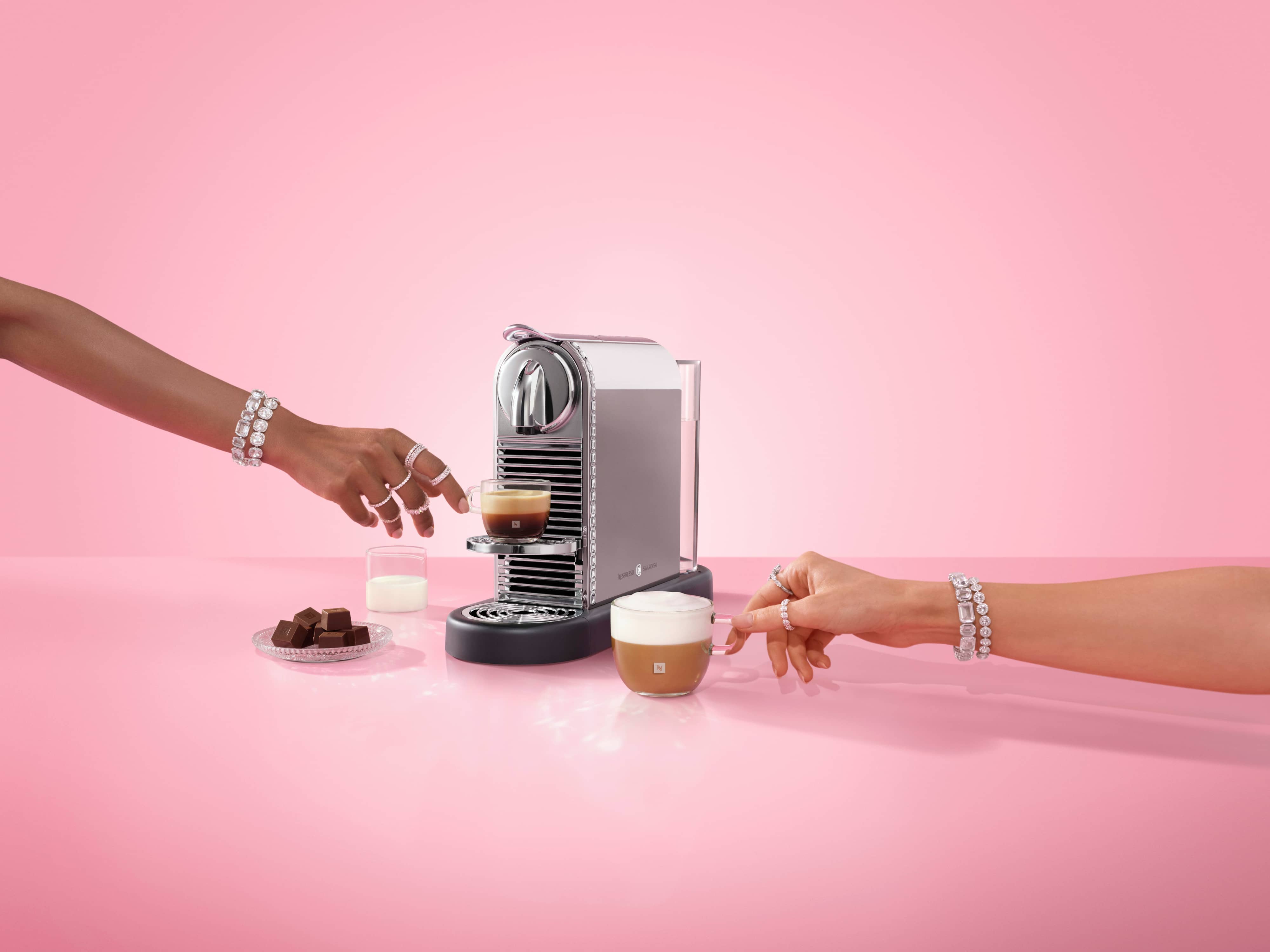 ローズさま専用Nespresso Limited Edition CitiZ Platinum x Swarovski | Nespresso Netherlands